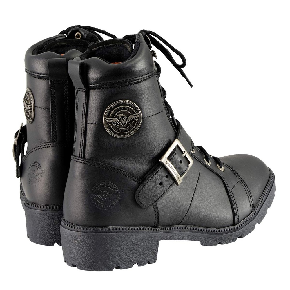 Milwaukee GENUINE LEATHER Women’s Motorcycle boots new in box
